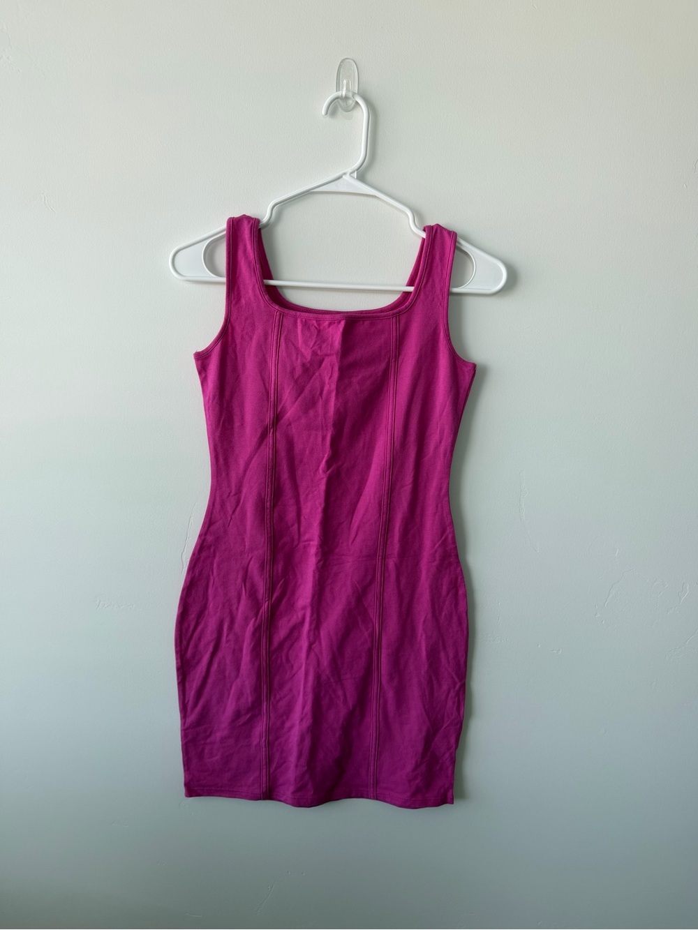NWT Wild Fable Hot Pink Bodycon Mini Dress Size Small